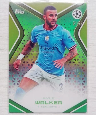 KYLE WALKER. TOPPS JACK GREALISH CURATED SET 2022-23. GREEN. NUMERADA 91/99. - Imagen 1 de 3