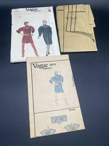 Vintage Vogue Pattern 1970s 80s Dress Tunic 8414 Size 14-16-18 Uncut - Picture 1 of 3