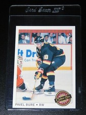 1992-93 O-PEE-CHEE PREMIER PAVEL BURE CARD #10 (Near-Mint - Mint)