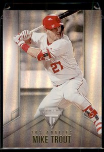 2020 PANINI CHRONICLES MIKE TROUT LOS ANGELES ANGELS #1