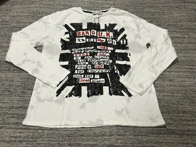 Zara Boys Pullover Shirt Size 11-12 White Tie Dye Graphic Long Sleeve NEW NWT - Image 1 of 4