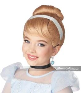 California Costumes Cinderella Blonde Disney Princess Child Costume Wig 7021-202 - Picture 1 of 3