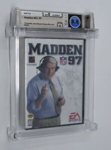 Madden '97 NFL Football Sega Genesis Factory Sealed Video Game Wata Graded 8.5