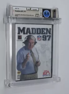Madden '97 NFL Football Sega Genesis Factory Sealed Video Game Wata Graded 8.5 - Picture 1 of 8
