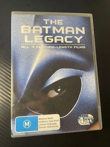 The Batman Legacy - Batman, Returns, Batman & Robin, Batman Forever 4-Disc DVD - Picture 1 of 2
