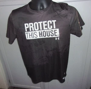 Star Wars HeatGear Under Armour Protect this House Death Star Sz XL youth shirt - Picture 1 of 5