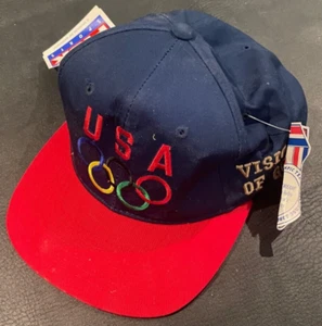 VTG First Pick Olympicap USA Olympics Hat Cap Snapback Visions of Gold NWT NOS - Picture 1 of 3