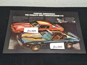 1 Vintage 1980 PONTIAC TRANS AM AD Original Print Ad - Bild 1 von 3