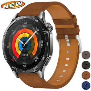 Correa de cuero para Huawei Watch GT 5 5 Pro GT 4 3 2 46mm Watch 4 3 Pro 48mm - Imagen 1 de 26