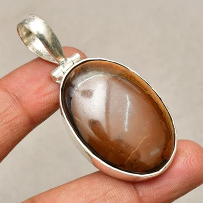 Ciondolo gioiello in argento sterling 925 fatto a mano con pietra preziosa... - Immagine 1 di 4