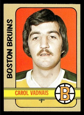 1972-73 Topps #85 Carol Vadnais - EX-EXMT *TedsCardShack* - Image 1 of 2