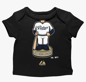 MLB San Diego Padres Infantil Trofeo Estuche Sobre Camiseta Por Majestic 0-3 Meses - Imagen 1 de 1
