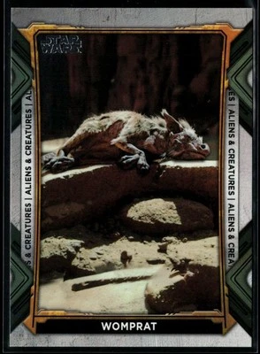 2022 Topps Star Wars The Book of Boba Fett Aliens & Creatures #AC-2 Womprat - Image 1 of 2