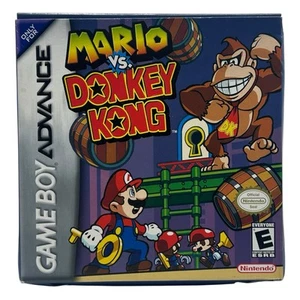 Mario vs. Donkey Kong (Nintendo Game Boy Advance) Auténtico GBA Caja e Insertos - Imagen 1 de 7