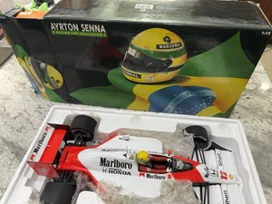MINICHAMPS 1:12 Scale McLaren MP4/4 #12 Ayrton Senna 1988 F1 World Champion Inbo - Picture 1 of 13