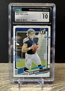 2023 Panini Donruss - Rated Rookie Will Levis #397 (RC) CGC 10 - Picture 1 of 2