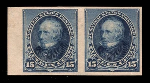 MOMEN US STAMPS #227P5 IMPERF PAIR PROOF MINT OG H LOT #95198* - Picture 1 of 2
