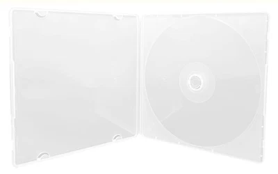 SLIM Clear Single VCD PP Poly Cases 5MM with Plastic Cover Lot - Image 1 of 3