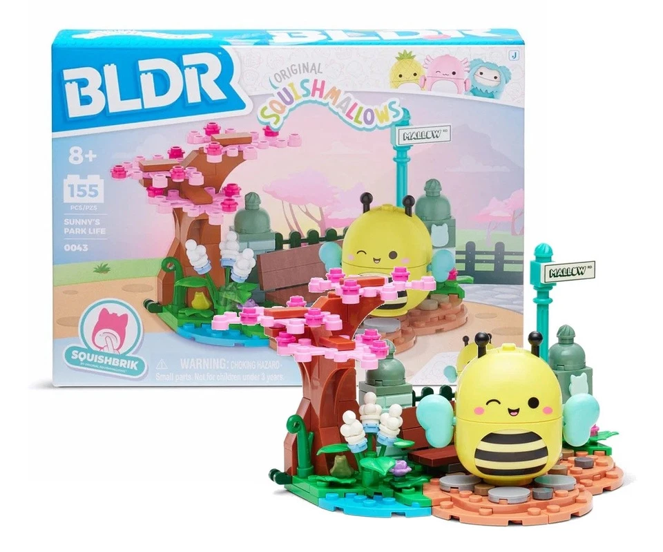 Malvaviscos originales BLDR Squishbrik Sunny's Park Life 155 piezas nuevos en caja Foto 1 de 1