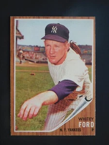 1962 Topps Baseball Card #310 Whitey Ford (EX-MT/NM) - Picture 1 of 2