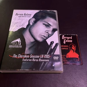 Rare Autographed Bernie Galane DVD Cherokee Sess Marco Minnemann + Business Card - Picture 1 of 6