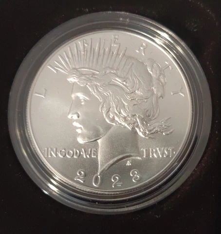 2023 Peace Silver Dollar Uncirculated Coin  IN STOCK Cover