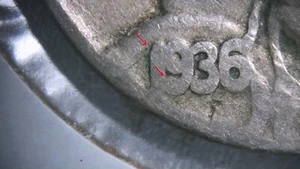 1936 P Buffalo Nickel CHERRYPICKERS' GUIDE Coin FS-101  DDO "As Pictured" - Picture 1 of 5