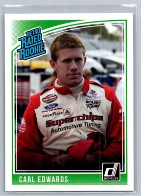 2019 Donruss Racing RETRO RATED ROOKIE CARL EDWARDS #22 NASCAR - Image 1 of 2