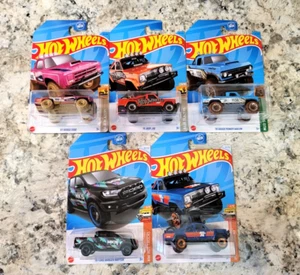 Ford ranger raptor HKS Dodge D100 power wagon Jeep J10 Hot wheels (lot 5) - Picture 1 of 8