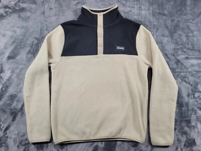 Suéter a Presión San Jose Sharks 1/4 Para Mujer’s M Beige Negro Pullover Diseño Deportivo NHL Foto 1 de 4