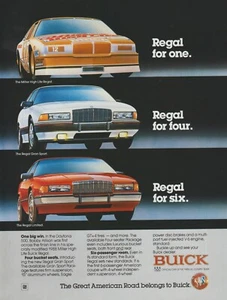 1988 Buick Regal - Gran Sport - NASCAR Bobby Allison Miller Car - Print Ad Photo - Picture 1 of 1