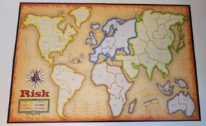 Game Board Only for Risk The Game of Global Domination Parker Brothers 2003 - Picture 1 of 7