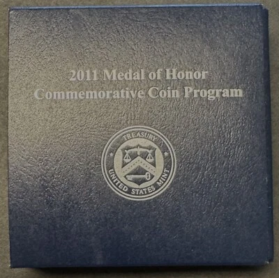 2011-P Medal of Honor Commemorative Silver Dollar Proof  Free US Shipping  HT - Image 1 of 4