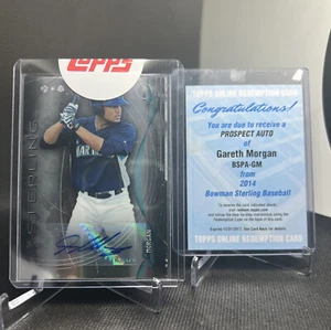 2014 BOWMAN STERLING AUTO RC GARETH MORGAN SEATTLE MARINERS SEALED W/ REDEMPTION - Picture 1 of 5