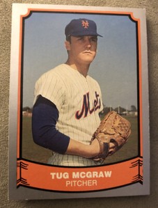 1988 Pacific Baseball Legends Tug McGraw Card #96 Mets HOF