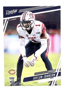 2020 Panini Prestige #254 Jaylon Johnson RC Chicago Bears - Picture 1 of 2