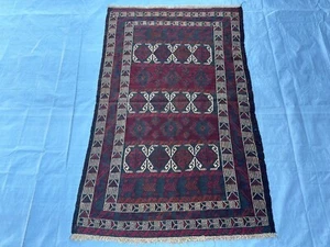 Vintage Afghan rugs, antiques kilims, hand made pictorial war Rug 4x6 ft - Picture 1 of 10