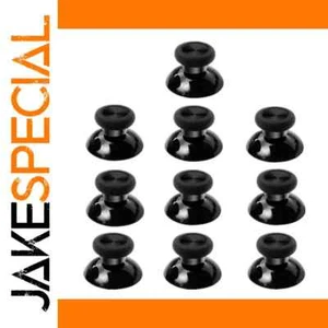 10 Black Suction Cup Holders Set - Photo 1/6