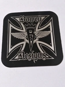 BOWEN DESIGNS Company Logo Black and Silver Decal Sticker - Picture 1 of 3
