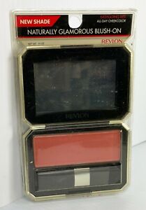 New in Package REVLON NATURALLY GLAMOROUS BLUSH-ON - Easygoing Red **RARE!