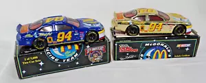 Matched Pair McDonald's Nascar 50Th Anniversary #94 Bill Elliot Race Car w. Cert - Picture 1 of 4