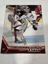 2005-06 Upper Deck Rookie Class Ryan Miller Rookie Hockey Card #26 Buffalo