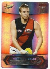 2015 AFL SELECT CHAMPIONS ESSENDON MICHAEL HURLEY SILVER PARALLEL SP60 CARD