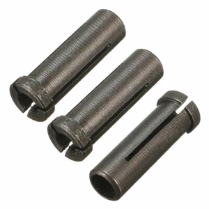 3pcs 1/4" to 1/8" Black Reducer Adapter Chuck Collet For Die Grinder Tool 20mm - Picture 1 of 9