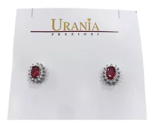 Urania Preziosi - Orecchini Princessa in argento con pietre preziose e brillanti - Foto 1 di 12