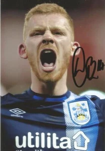 HUDDERSFIELD: LEWIS O'BRIEN SIGNED 6x4 ACTION PHOTO+COA - Picture 1 of 1