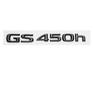 Gloss Black For F-Sport Rear Trunk Lexus GS450h Letter Badge Car Emblem - Picture 1 of 2