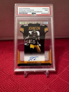 2023 Phoenix Diontae Johnson Numbers Game On Card Auto  Pittsburgh Steelers 🔥🔥 - Picture 1 of 2