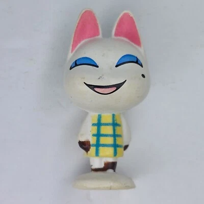 Minifigura Yujin 2001 Animal Crossing Wild World 1" gato Olivia Foto 1 de 3