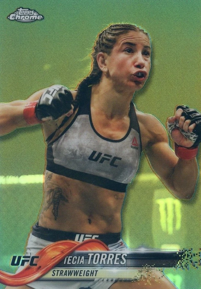 2018 Topps Chrome UFC TECIA TORRES #48 SILVER REFRACTOR - Image 1 of 1